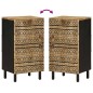 vidaXL Sideboard 40x33,5x75 cm Raues Mangoholz vidaXL Sideboard 40x33,5x75 cm Raues Mangoholz