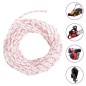 vidaXL Starterseil Weiß und Rot Ø3 mm 10 m Nylon vidaXL Starterseil Weiß und Rot Ø3 mm 10 m Nylon