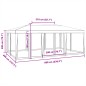 vidaXL Partyzelt mit 10 Mesh-Seitenteilen Grün 6x4 m HDPE vidaXL Partyzelt mit 10 Mesh-Seitenteilen Grün 6x4 m HDPE