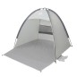 vidaXL Strandzelt 3 Personen Grau Wasserdicht vidaXL Strandzelt 3 Personen Grau Wasserdicht