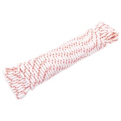 vidaXL Starterseil Weiß und Rot Ø5 mm 10 m Nylon