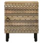 vidaXL Nachttische 2 Stk. Schwarz 40x33,5x46 cm Raues Mangoholz vidaXL Nachttische 2 Stk. Schwarz 40x33,5x46 cm Raues Mangoholz