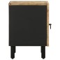 vidaXL Nachttische 2 Stk. Schwarz 40x33,5x46 cm Raues Mangoholz vidaXL Nachttische 2 Stk. Schwarz 40x33,5x46 cm Raues Mangoholz