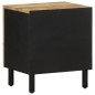 vidaXL Nachttische 2 Stk. Schwarz 40x33,5x46 cm Raues Mangoholz vidaXL Nachttische 2 Stk. Schwarz 40x33,5x46 cm Raues Mangoholz