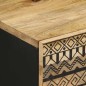 vidaXL Nachttische 2 Stk. Schwarz 40x33,5x46 cm Raues Mangoholz vidaXL Nachttische 2 Stk. Schwarz 40x33,5x46 cm Raues Mangoholz