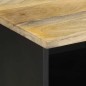 vidaXL TV-Schrank Schwarz 100x33,5x46 cm Raues Mangoholz vidaXL TV-Schrank Schwarz 100x33,5x46 cm Raues Mangoholz