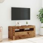 vidaXL TV-Schrank mit LED-Leuchten Altholz-Optik 90x35x40 cm vidaXL TV-Schrank mit LED-Leuchten Altholz-Optik 90x35x40 cm