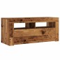 vidaXL TV-Schrank mit LED-Leuchten Altholz-Optik 90x35x40 cm vidaXL TV-Schrank mit LED-Leuchten Altholz-Optik 90x35x40 cm