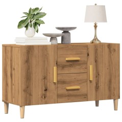vidaXL Sideboard Artisan-Eiche 100x36x60 cm Holzwerkstoff