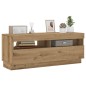 vidaXL TV-Schrank mit LED-Leuchten Artisan-Eiche 100x35x40 cm vidaXL TV-Schrank mit LED-Leuchten Artisan-Eiche 100x35x40 cm
