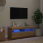 vidaXL TV-Schrank mit LED-Leuchten Artisan-Eiche 100x35x40 cm vidaXL TV-Schrank mit LED-Leuchten Artisan-Eiche 100x35x40 cm