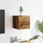 vidaXL TV-Wandschrank Altholz-Optik 30,5x30x30 cm vidaXL TV-Wandschrank Altholz-Optik 30,5x30x30 cm