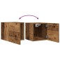 vidaXL TV-Wandschrank Altholz-Optik 30,5x30x30 cm vidaXL TV-Wandschrank Altholz-Optik 30,5x30x30 cm
