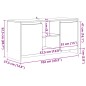 vidaXL TV-Schrank Altholz-Optik 102x37,5x52,5 cm Holzwerkstoff vidaXL TV-Schrank Altholz-Optik 102x37,5x52,5 cm Holzwerkstoff