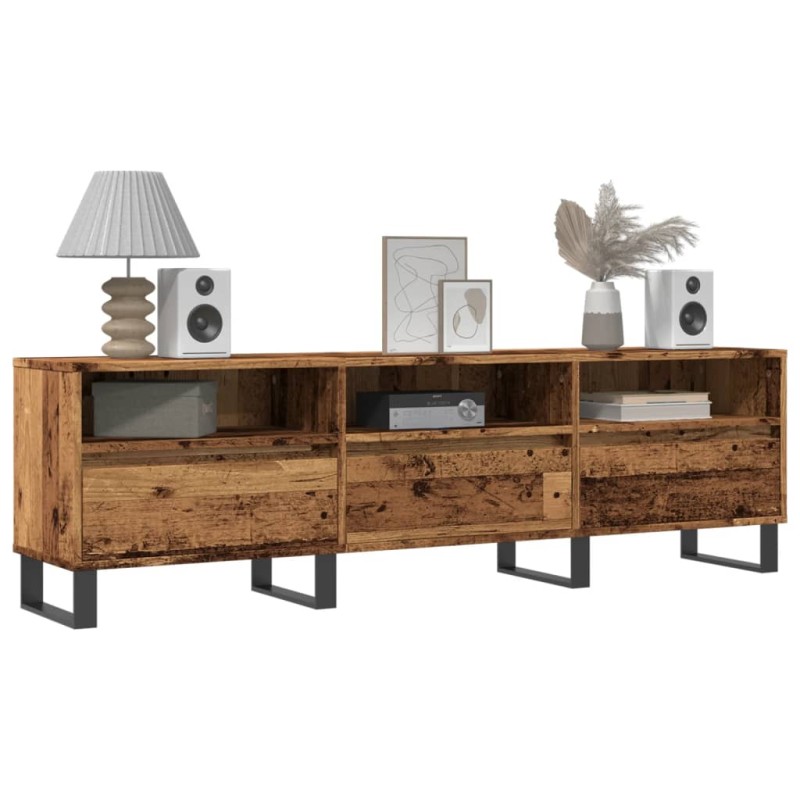 vidaXL TV-Schrank Altholz-Optik 150x30x44,5 cm Holzwerkstoff vidaXL TV-Schrank Altholz-Optik 150x30x44,5 cm Holzwerkstoff