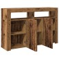vidaXL Sideboard mit LED-Leuchten Altholz-Optik 115,5x30x75 cm vidaXL Sideboard mit LED-Leuchten Altholz-Optik 115,5x30x75 cm