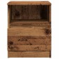vidaXL Nachttische 2 Stk. Altholz-Optik 40x40x50 cm Holzwerkstoff