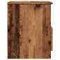 vidaXL Nachttische 2 Stk. Altholz-Optik 40x40x50 cm Holzwerkstoff