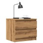 vidaXL Nachttisch Artisan-Eiche 50x40x43,5 cm Holzwerkstoff