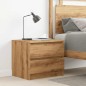 vidaXL Nachttisch Artisan-Eiche 50x40x43,5 cm Holzwerkstoff