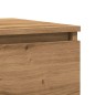vidaXL Nachttisch Artisan-Eiche 50x40x43,5 cm Holzwerkstoff