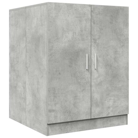 vidaXL Waschmaschinenschrank Betongrau 70,5x71,5x91,5 cm