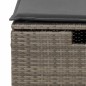 vidaXL 6-tlg. Garten-Sofagarnitur mit Kissen Grau Poly Rattan vidaXL 6-tlg. Garten-Sofagarnitur mit Kissen Grau Poly Rattan