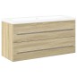 vidaXL 2-tlg. Badmöbel-Set Sonoma-Eiche Holzwerkstoff vidaXL 2-tlg. Badmöbel-Set Sonoma-Eiche Holzwerkstoff