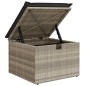 vidaXL 4-tlg. Garten-Sofagarnitur mit Kissen Hellgrau Poly Rattan vidaXL 4-tlg. Garten-Sofagarnitur mit Kissen Hellgrau Poly Rattan