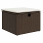 vidaXL 6-tlg. Garten-Sofagarnitur mit Kissen Braun Poly Rattan vidaXL 6-tlg. Garten-Sofagarnitur mit Kissen Braun Poly Rattan