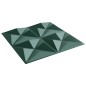 vidaXL Wandpaneele 48 Stk. Grün 50x50 cm XPS 12 m² Origami vidaXL Wandpaneele 48 Stk. Grün 50x50 cm XPS 12 m² Origami