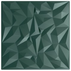 vidaXL Wandpaneele 48 Stk. Grün 50x50 cm XPS 12 m² Amethyst