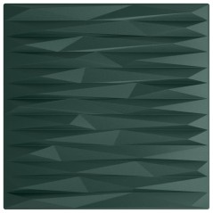 vidaXL Wandpaneele 24 Stk. Grün 50x50 cm XPS 6 m² Stein
