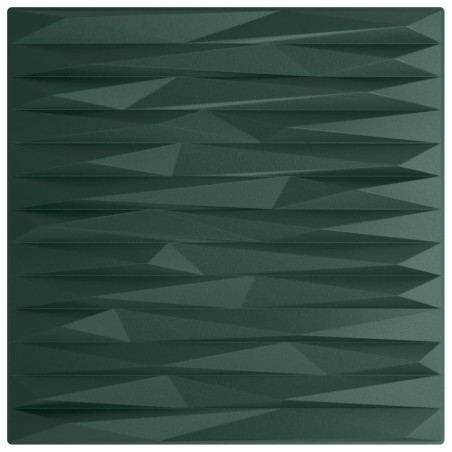 vidaXL Wandpaneele 24 Stk. Grün 50x50 cm XPS 6 m² Stein