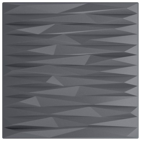 vidaXL Wandpaneele 24 Stk. Grau 50x50 cm XPS 6 m² Stein