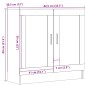 vidaXL Bücherschrank Artisan-Eiche 82,5x30,5x80 cm Holzwerkstoff vidaXL Bücherschrank Artisan-Eiche 82,5x30,5x80 cm Holzwerkstoff