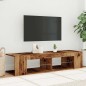 vidaXL TV-Schrank mit LED-Leuchten Altholz-Optik 135x39x30 cm vidaXL TV-Schrank mit LED-Leuchten Altholz-Optik 135x39x30 cm