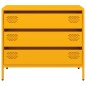vidaXL Sideboard Senfgelb 68x39x58,5 cm Kaltgewalzter Stahl vidaXL Sideboard Senfgelb 68x39x58,5 cm Kaltgewalzter Stahl