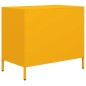 vidaXL Sideboard Senfgelb 68x39x58,5 cm Kaltgewalzter Stahl vidaXL Sideboard Senfgelb 68x39x58,5 cm Kaltgewalzter Stahl