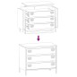 vidaXL Sideboard Senfgelb 68x39x58,5 cm Kaltgewalzter Stahl vidaXL Sideboard Senfgelb 68x39x58,5 cm Kaltgewalzter Stahl