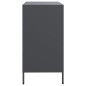 vidaXL Sideboard Anthrazit 68x39x73,5 cm Kaltgewalzter Stahl vidaXL Sideboard Anthrazit 68x39x73,5 cm Kaltgewalzter Stahl