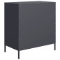 vidaXL Sideboard Anthrazit 68x39x73,5 cm Kaltgewalzter Stahl vidaXL Sideboard Anthrazit 68x39x73,5 cm Kaltgewalzter Stahl