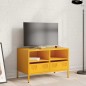 vidaXL TV-Schrank Senfgelb 68x39x43,5 cm Kaltgewalzter Stahl vidaXL TV-Schrank Senfgelb 68x39x43,5 cm Kaltgewalzter Stahl