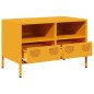 vidaXL TV-Schrank Senfgelb 68x39x43,5 cm Kaltgewalzter Stahl vidaXL TV-Schrank Senfgelb 68x39x43,5 cm Kaltgewalzter Stahl