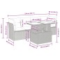 vidaXL 5-tlg. Garten-Sofagarnitur mit Kissen Braun Poly Rattan vidaXL 5-tlg. Garten-Sofagarnitur mit Kissen Braun Poly Rattan