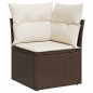 vidaXL 6-tlg. Garten-Sofagarnitur mit Kissen Braun Poly Rattan vidaXL 6-tlg. Garten-Sofagarnitur mit Kissen Braun Poly Rattan
