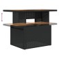 vidaXL 7-tlg. Garten-Sofagarnitur mit Kissen Schwarz Poly Rattan vidaXL 7-tlg. Garten-Sofagarnitur mit Kissen Schwarz Poly Rattan