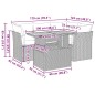 vidaXL 5-tlg. Garten-Sofagarnitur mit Kissen Schwarz Poly Rattan vidaXL 5-tlg. Garten-Sofagarnitur mit Kissen Schwarz Poly Rattan