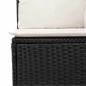 vidaXL 9-tlg. Garten-Sofagarnitur mit Kissen Schwarz Poly Rattan vidaXL 9-tlg. Garten-Sofagarnitur mit Kissen Schwarz Poly Rattan