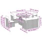 vidaXL 9-tlg. Garten-Sofagarnitur mit Kissen Schwarz Poly Rattan vidaXL 9-tlg. Garten-Sofagarnitur mit Kissen Schwarz Poly Rattan